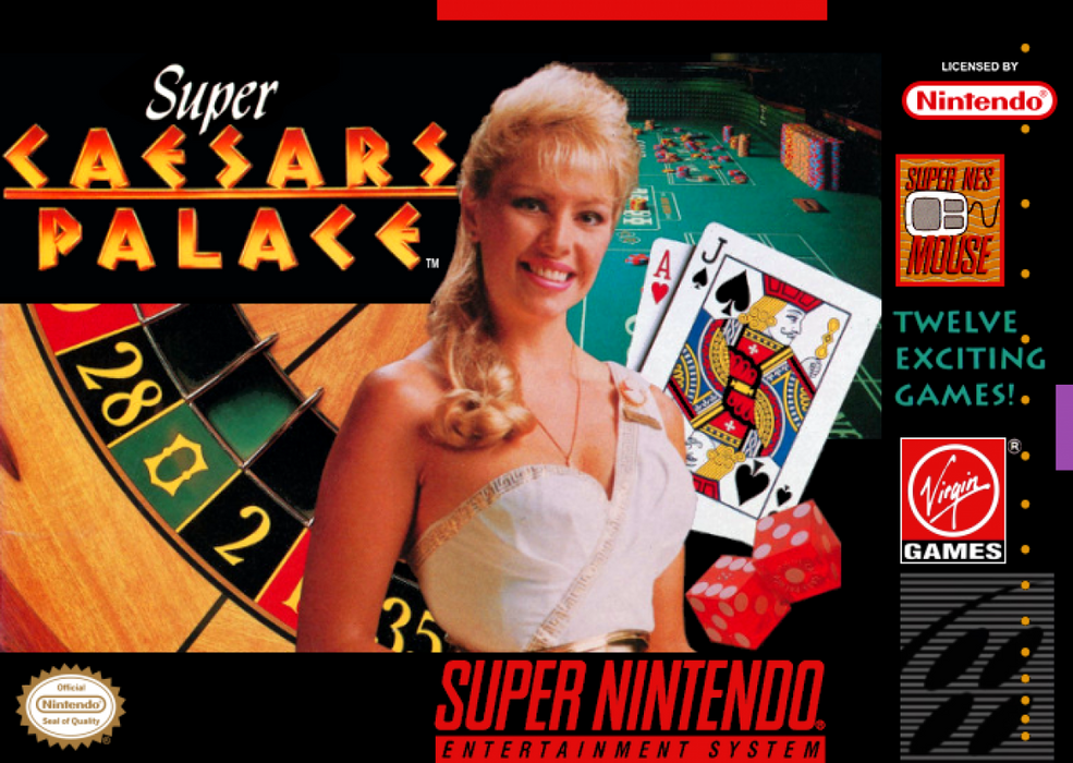 Super Caesar's Palace  – Super Nintendo Entertainment System (SNES) - for just $4.99! 