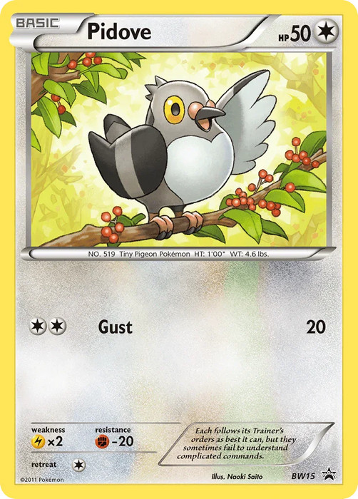 Pidove (BW15) [Black & White: Black Star Promos] - for just $16! 