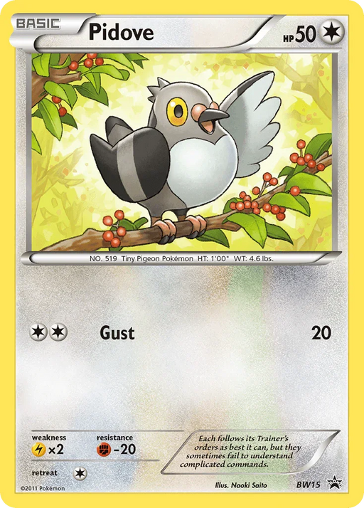 Pidove (BW15) [Black & White: Black Star Promos] - for just $16! 