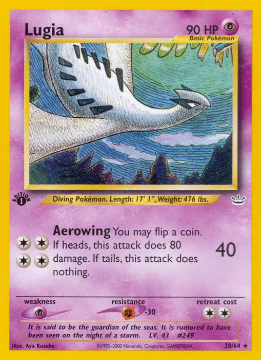 Lugia (20/64) [Neo Revelation 1st Edition] - for just $20.65! 