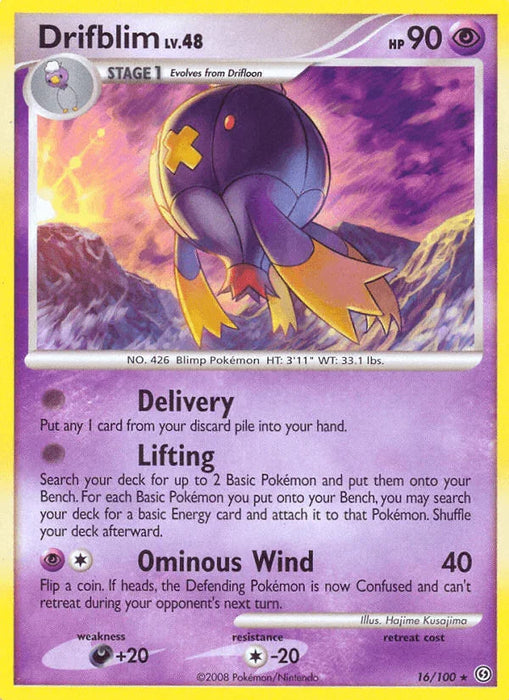 Drifblim (16/100) [Diamond & Pearl: Stormfront] - for just $0.70! 