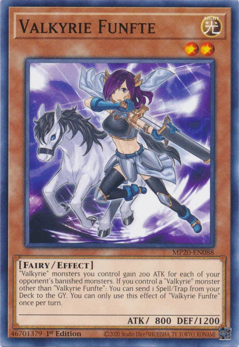 Valkyrie Funfte [MP20-EN088] Common - for just $0.10! 