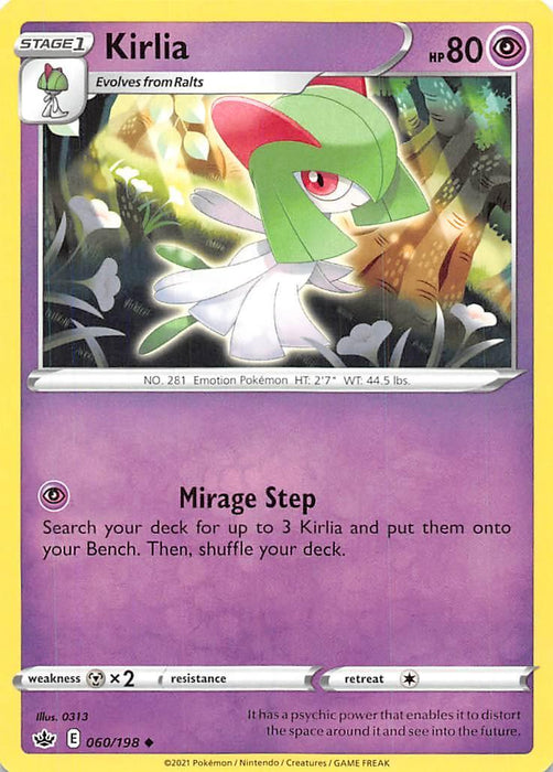 Kirlia (060/198) [Sword & Shield: Chilling Reign] - for just $0.10! 