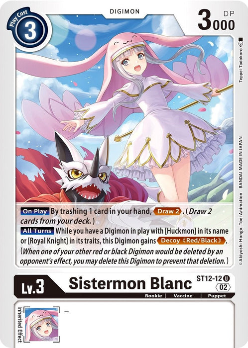 Sistermon Blanc [ST12-12] [Starter Deck: Jesmon] - Just $0.80! Shop now at Retro Gaming of Denver