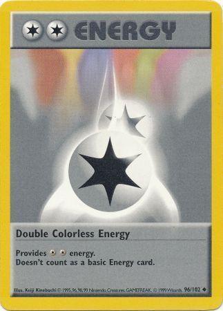 Double Colorless Energy (96/102) [Base Set Shadowless Unlimited] - for just $7.05! 