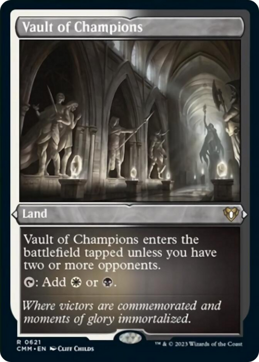 Vault of Champions (Foil Etched) [Commander Masters] - Just $6.30! Shop now at Retro Gaming of Denver