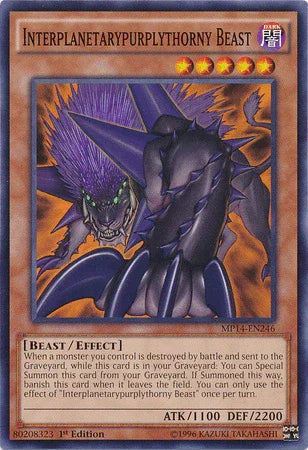 Interplanetarypurplythorny Beast [MP14-EN246] Common - for just $0.10! 