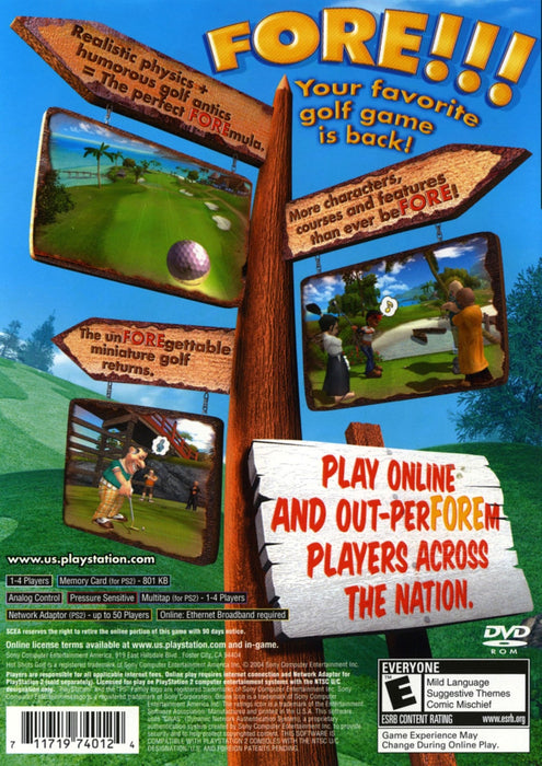 Hot Shots Golf Fore! – PlayStation 2 (PS2) - for just $5.99! 