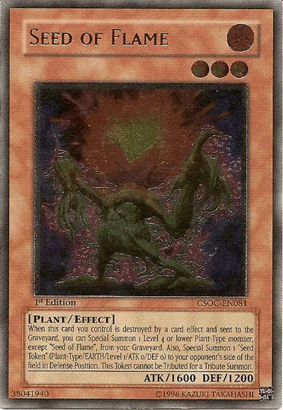 Seed of Flame (UTR) [CSOC-EN081] Ultimate Rare - for just $1.15! 