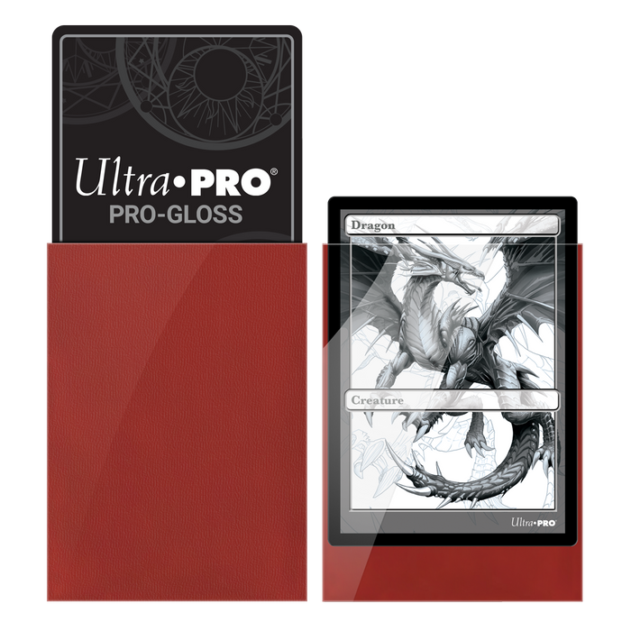 Ultra PRO: Standard 50ct Sleeves - PRO-Gloss (Red) - Just $0! Shop now at Retro Gaming of Denver