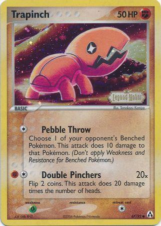 Trapinch (67/92) (Stamped) [EX: Legend Maker] - for just $7.40! 