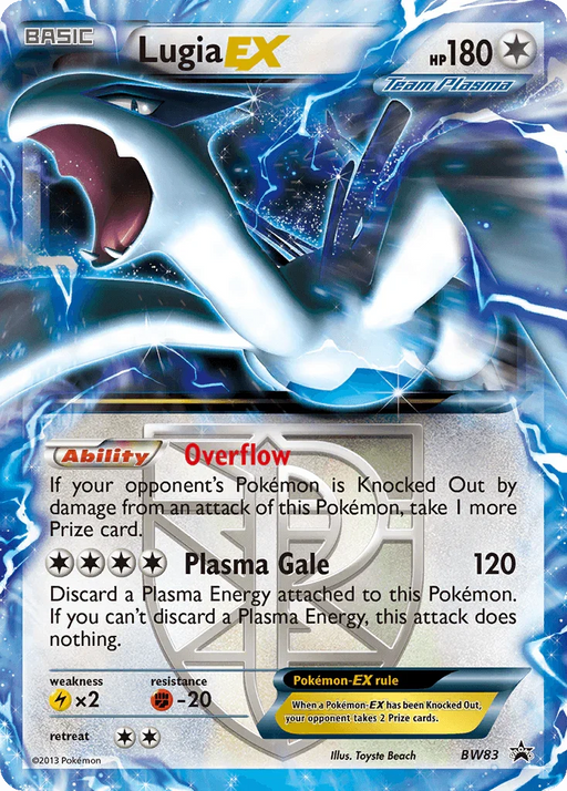 Lugia EX (BW83) [Black & White: Black Star Promos] - for just $12.30! 