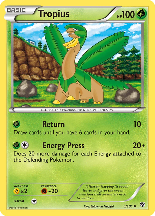 Tropius (5/101) [Black & White: Plasma Blast] - for just $0.15! 