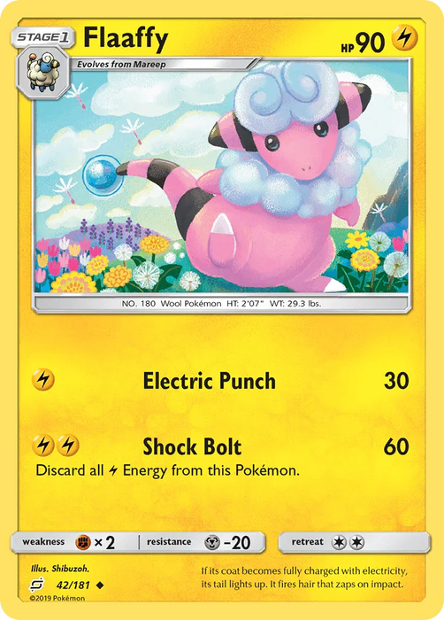 Flaaffy (42/181) [Sun & Moon: Team Up] - for just $0.15! 