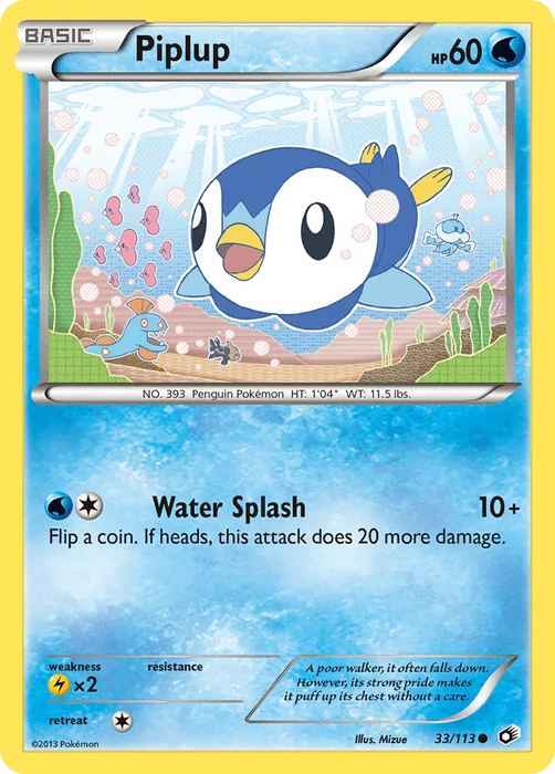 Piplup (33/113) [Black & White: Legendary Treasures] - for just $0.95! 