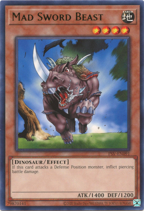Mad Sword Beast (25th Anniversary) [PSV-EN091] Rare - for just $0.10! 