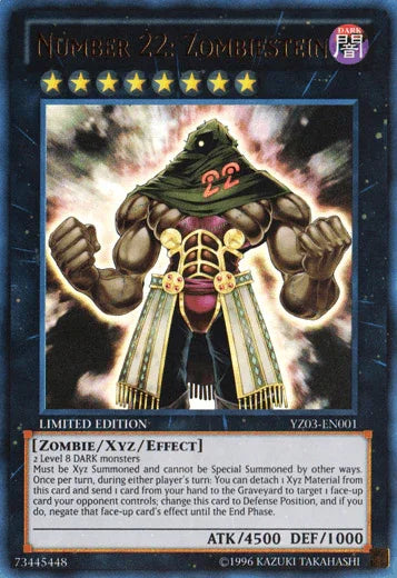 Number 22: Zombiestein [YZ03-EN001] Ultra Rare - for just $3.05! 