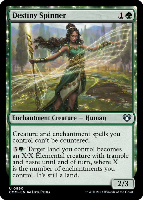 Destiny Spinner (CMM-890) - Commander Masters: (enchantment) - for just $0.68! 