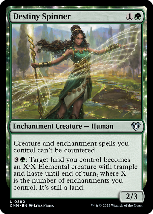Destiny Spinner (CMM-890) - Commander Masters: (enchantment) - for just $0.68! 