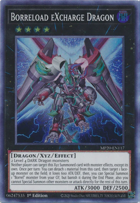 Borreload eXcharge Dragon [MP20-EN117] Super Rare - for just $0.10! 