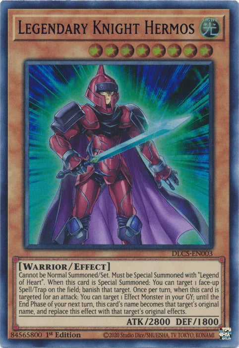 Legendary Knight Hermos (Blue) [DLCS-EN003] Ultra Rare - for just $0.20! 