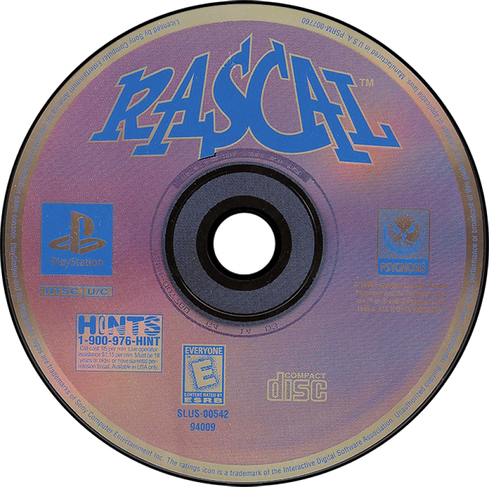Rascal – PlayStation 1 (PS1) - for just $0! 