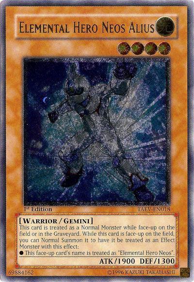 Elemental Hero Neos Alius [TAEV-EN018] Ultimate Rare - for just $38.65! 
