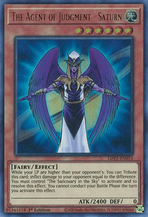 The Agent of Judgment - Saturn [GFP2-EN053] Ultra Rare - for just $0.10! 