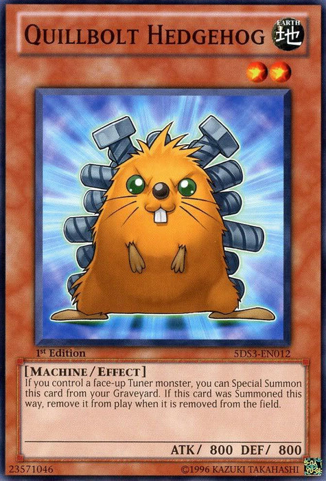 Quillbolt Hedgehog [5DS3-EN012] Common - for just $0.10! 