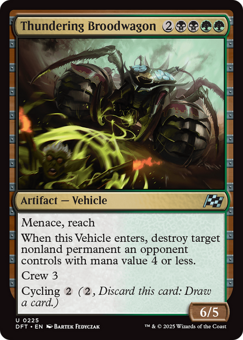 Thundering Broodwagon (DFT-225) - Aetherdrift Foil - for just $0.01! 