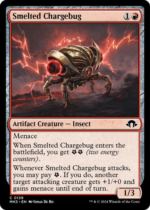 Smelted Chargebug [Modern Horizons 3] - Just $0.01! Shop now at Retro Gaming of Denver