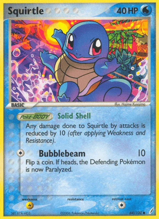 Squirtle (64/100) [EX: Crystal Guardians] - for just $7! 