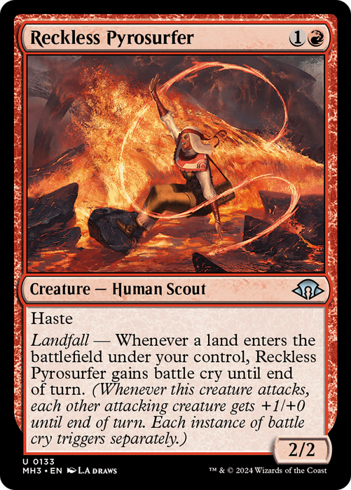 Reckless Pyrosurfer (MH3-133) - Modern Horizons 3 - for just $0.04! 