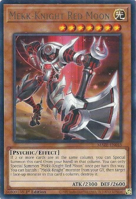 Mekk-Knight Red Moon [MAZE-EN045] Rare - for just $0.10! 