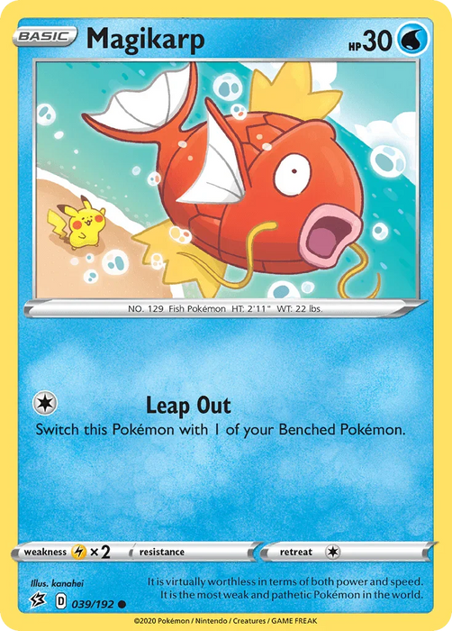 Magikarp (039/192) [Sword & Shield: Rebel Clash] - for just $1.20! 