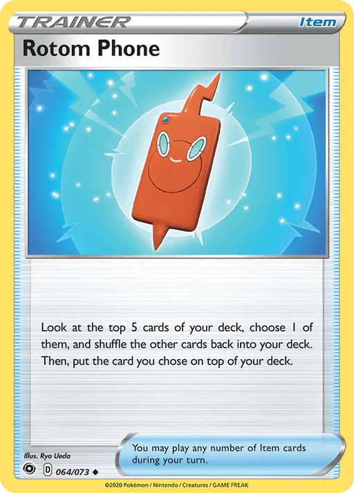 Rotom Phone (064/073) [Sword & Shield: Champion's Path] - for just $0.10! 