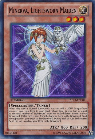 Minerva, Lightsworn Maiden [SDLI-EN002] Super Rare - for just $0.25! 