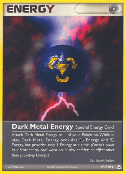 Dark Metal Energy (97/110) [EX: Holon Phantoms] - for just $0.90! 
