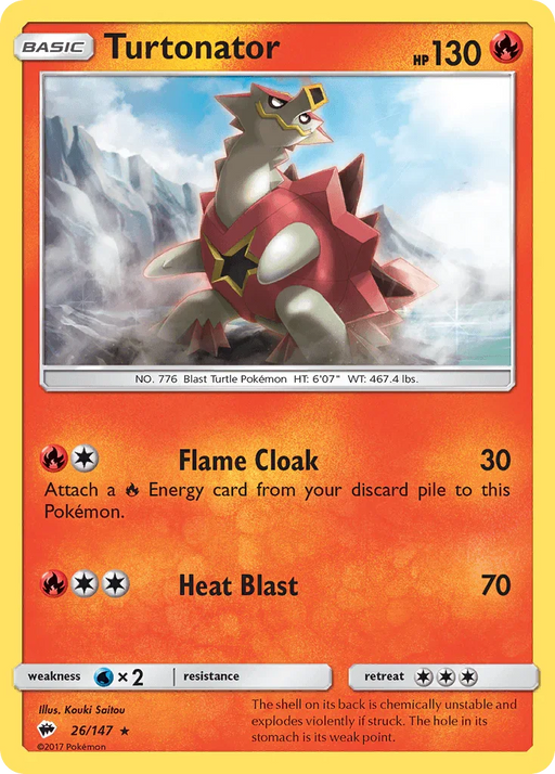 Turtonator (26/147) [Sun & Moon: Burning Shadows] - for just $0.10! 