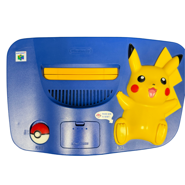 Nintendo 64 Set (N64) [Pikachu Edition] – Good Condition - for just $299.99! 