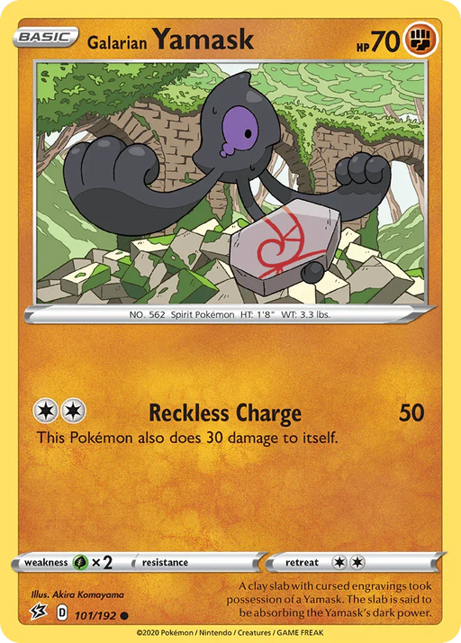 Galarian Yamask (101/192) [Sword & Shield: Rebel Clash] - for just $0.10! 