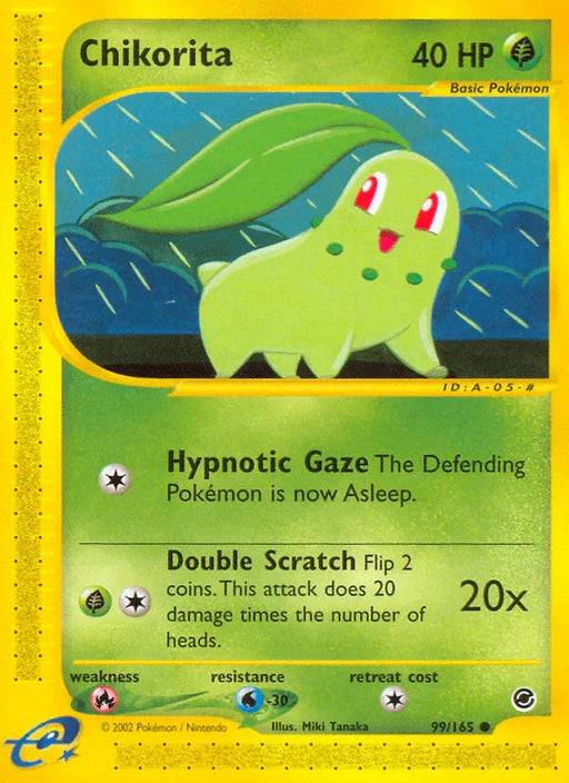 Chikorita (99/165) [Expedition: Base Set] - for just $2.65! 