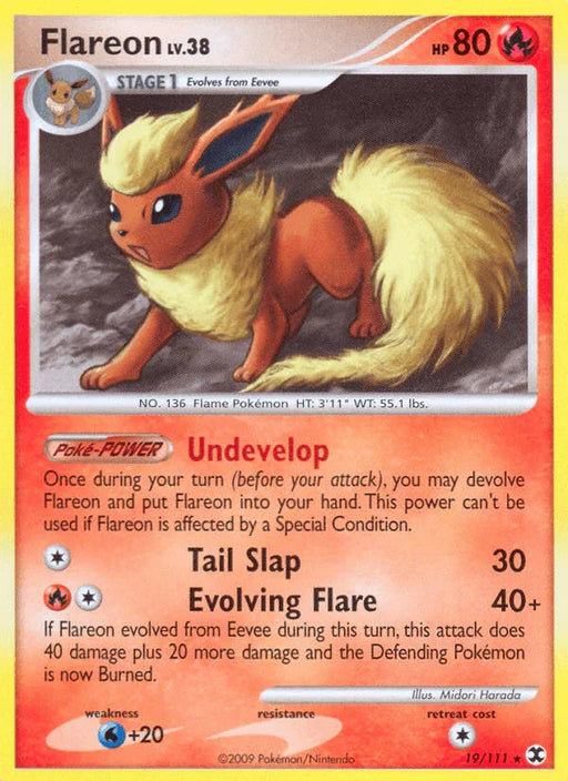 Flareon (19/111) [Platinum: Rising Rivals] - for just $5.40! 