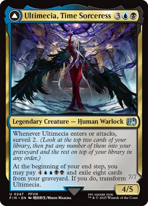 Ultimecia, Time Sorceress // Ultimecia, Omnipotent (FIN-247) - FINAL FANTASY - for just $0.04! 
