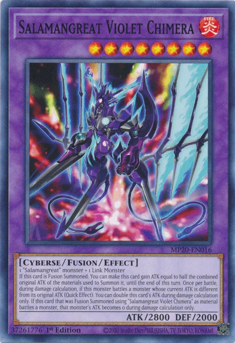 Salamangreat Violet Chimera [MP20-EN016] Common - for just $0.10! 