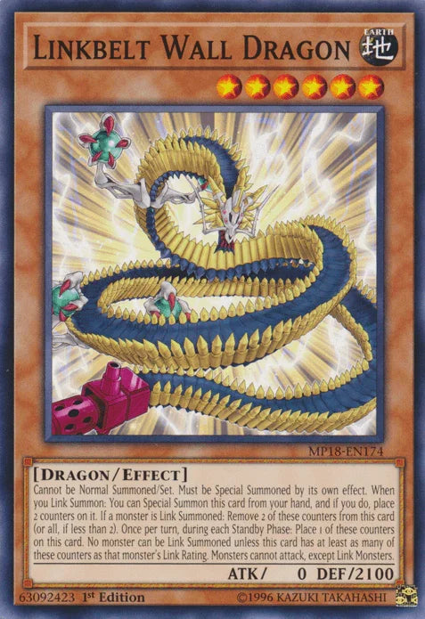 Linkbelt Wall Dragon [MP18-EN174] Common - for just $0.10! 