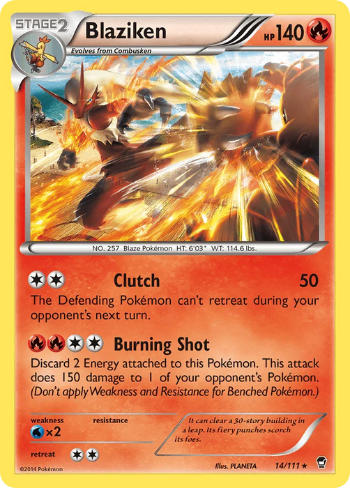 Blaziken (14/111) [XY: Furious Fists] - for just $1.20! 