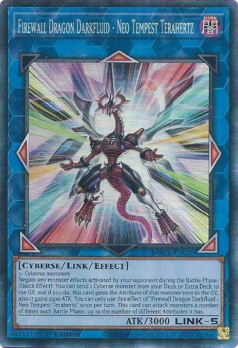Firewall Dragon Darkfluid - Neo Tempest Terahertz [MAZE-EN028] Collector's Rare - for just $3.80! 