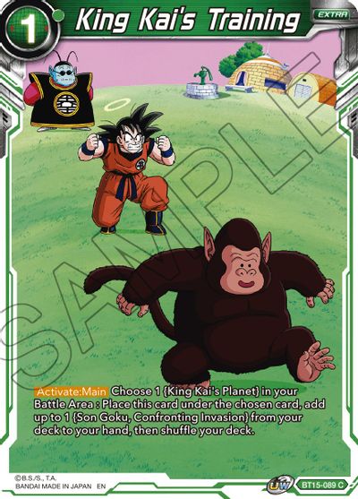 King Kai's Training (BT15-089) [Saiyan Showdown] - for just $0.10! 