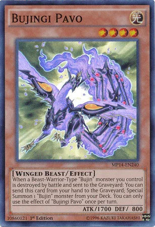 Bujingi Pavo [MP14-EN240] Super Rare - for just $0.10! 